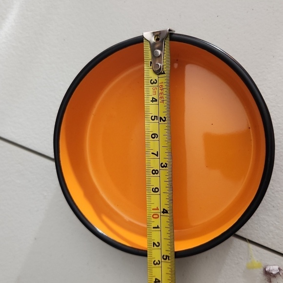 Rae Dunn scaredy cat bowl black orange - Picture 7 of 8